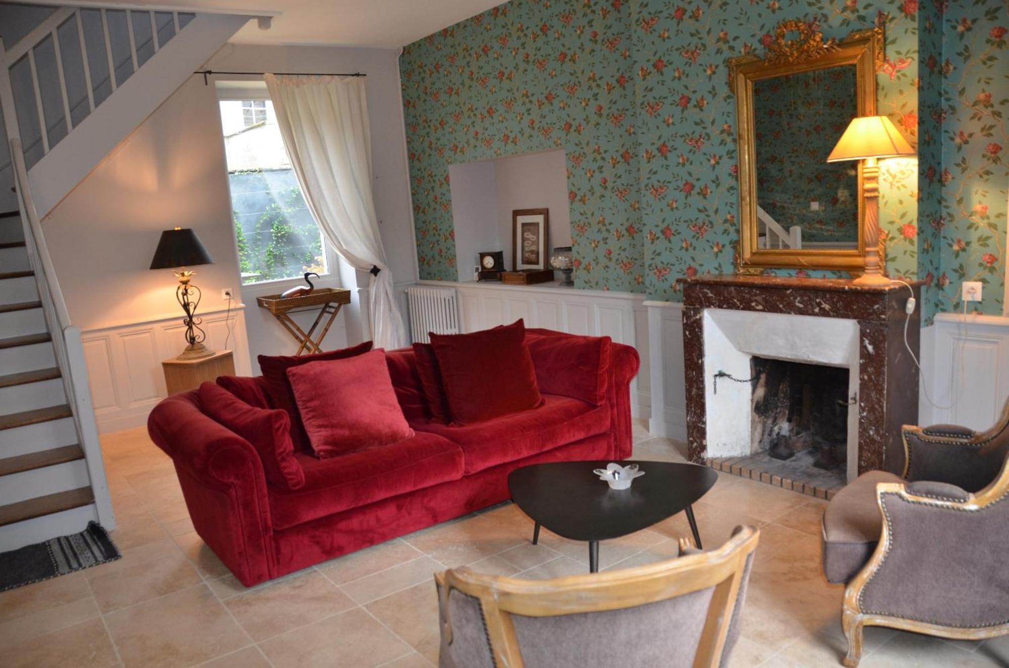 La Penesais Villa Beaumont-en-Véron Szoba fotó