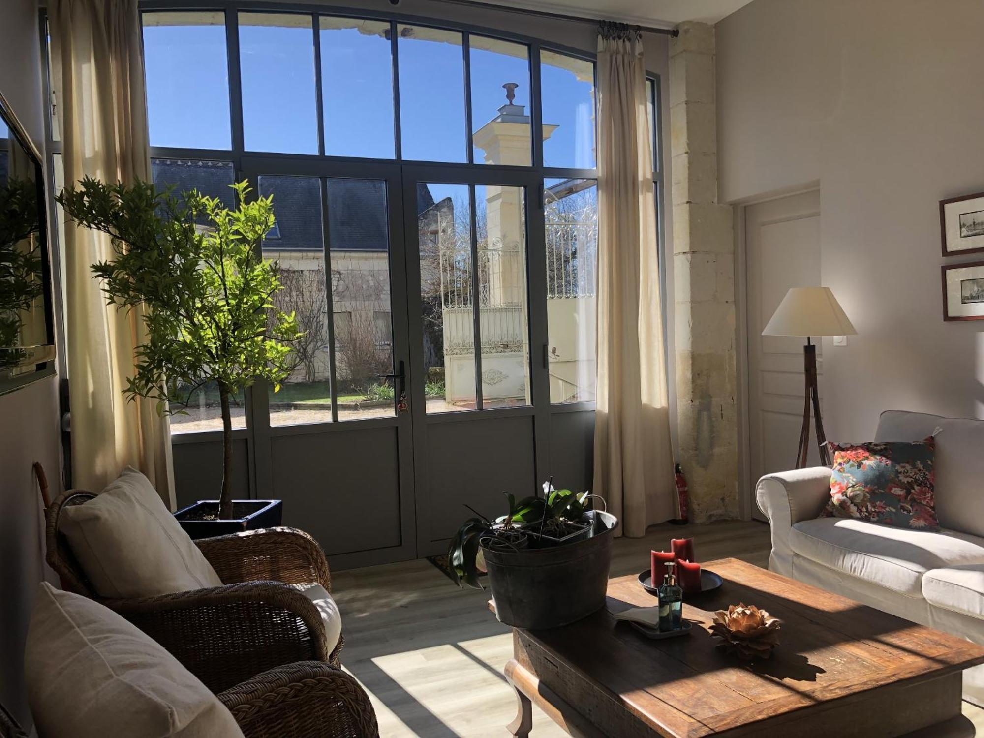 La Penesais Villa Beaumont-en-Véron Szoba fotó